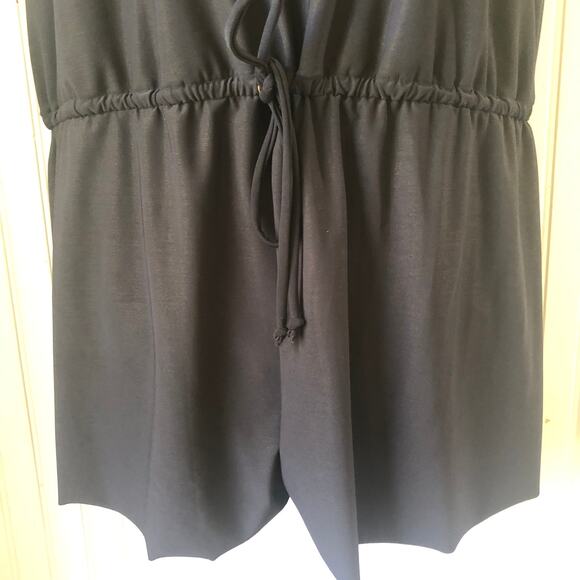 BEYOND CONTROL Retail $139 Black Citizen Blouson Romper Swimsuit Size 16 - Picture 3 of 8